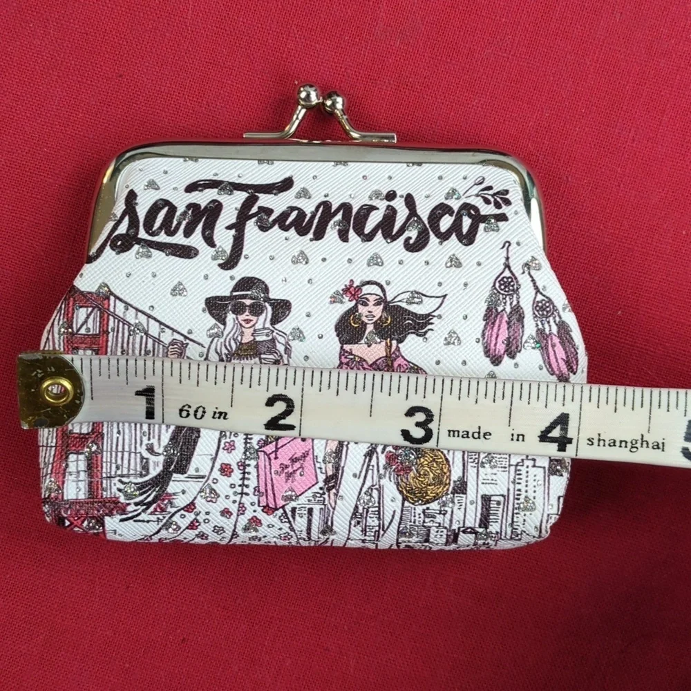 San Francisco Crystal Change Purse - Picture 7 of 8